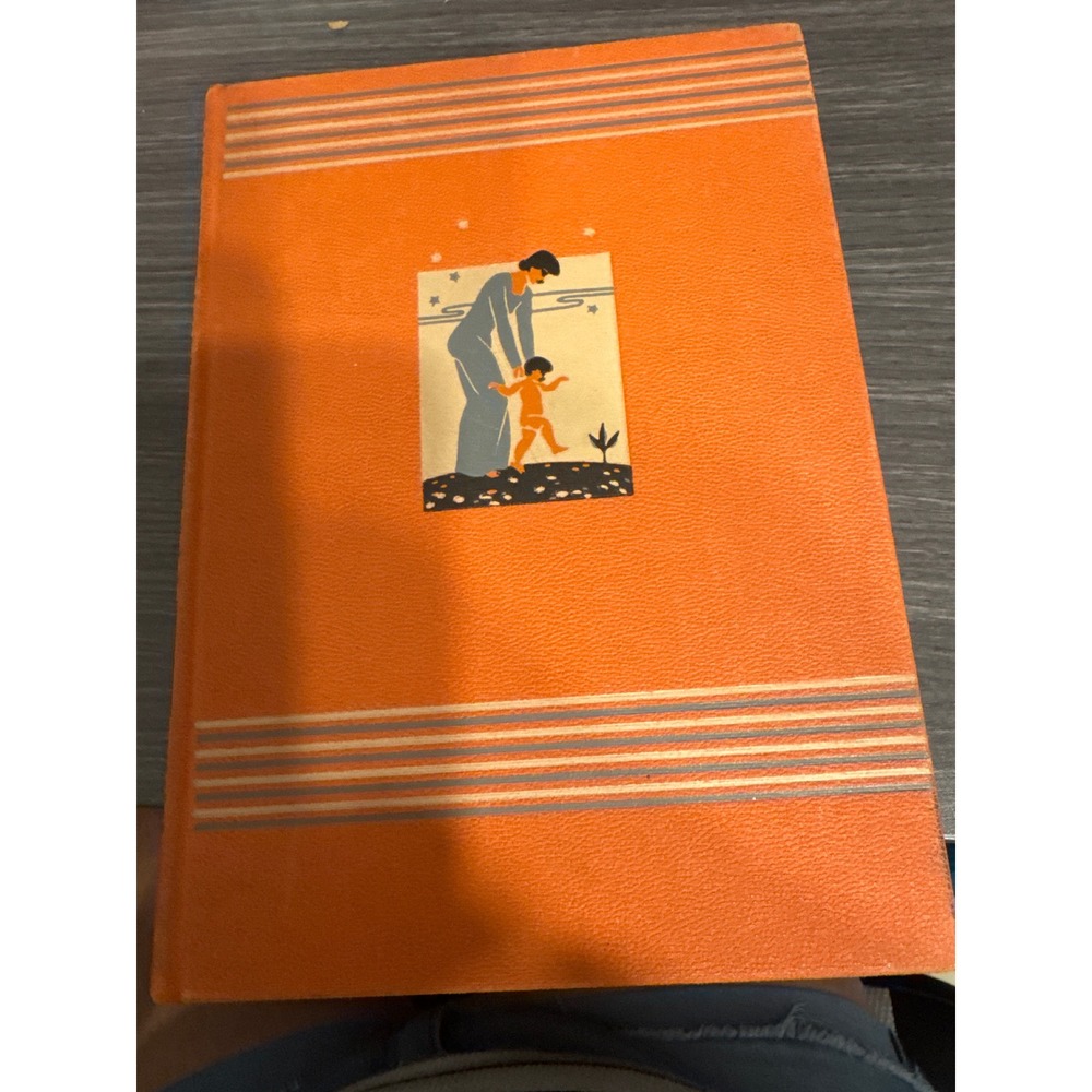 Vintage 1945 Childcraft Parent Guide Index Volume 12 Orange Hardcover Book